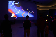 interaktive Video-Lightpainting-Station phaeno 2017- Foto 04