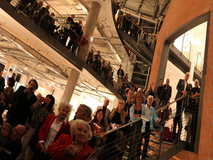 Publikum des Lightpaintings