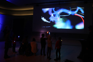 interaktive Video-Lightpainting-Station phaeno 2017- Foto 06