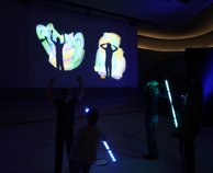 interaktive Video-Lightpainting-Station phaeno 2017- Foto 05